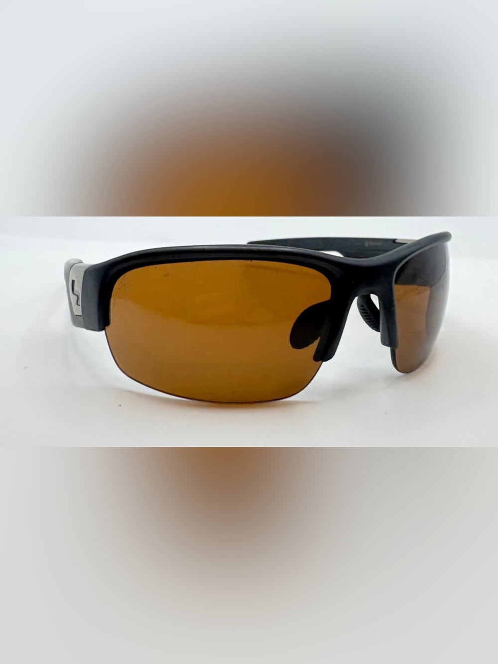 Sunday Hunter Black Oval Half-Rim Sunglasses Frames Only